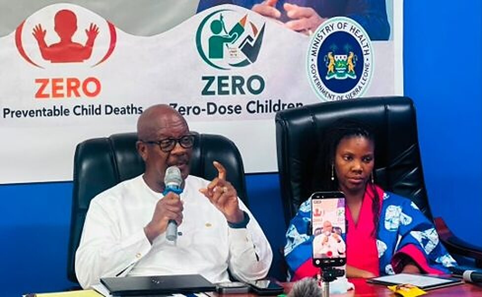 Health Minister Dr Austin Demby at the Zero Preventable Child Deaths event