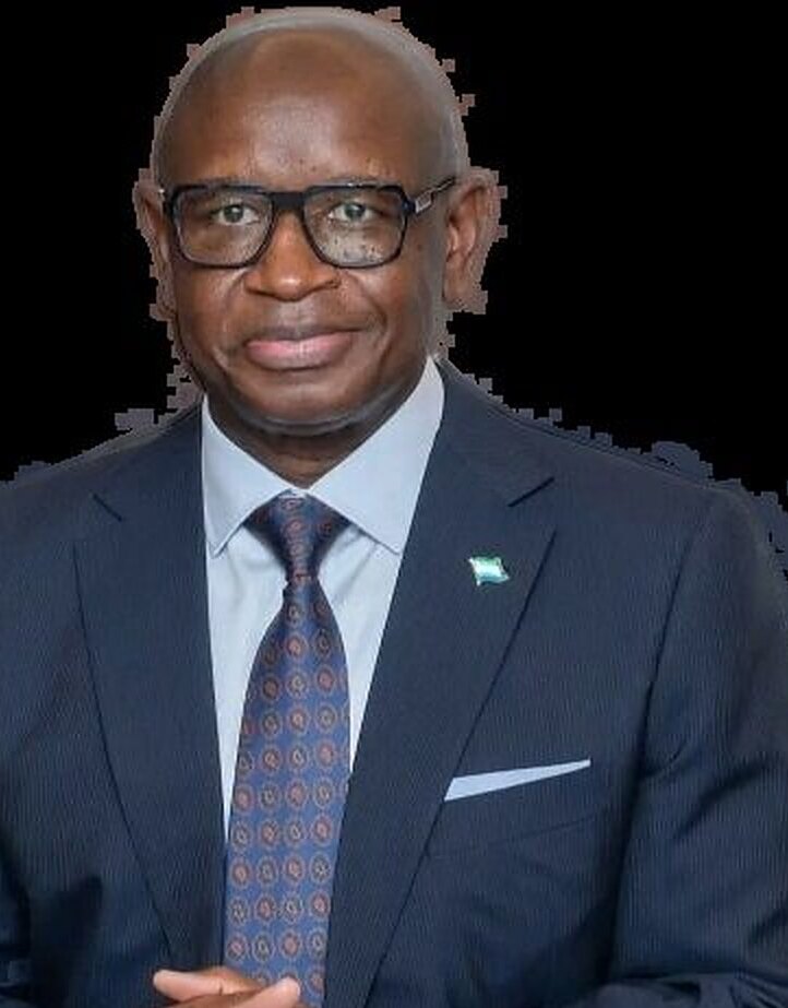 President Julius Maada Bio at the State Opening of Parliament